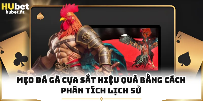 Mẹo đá gà cựa sắt hiệu quả bằng cách phân tích lịch sử