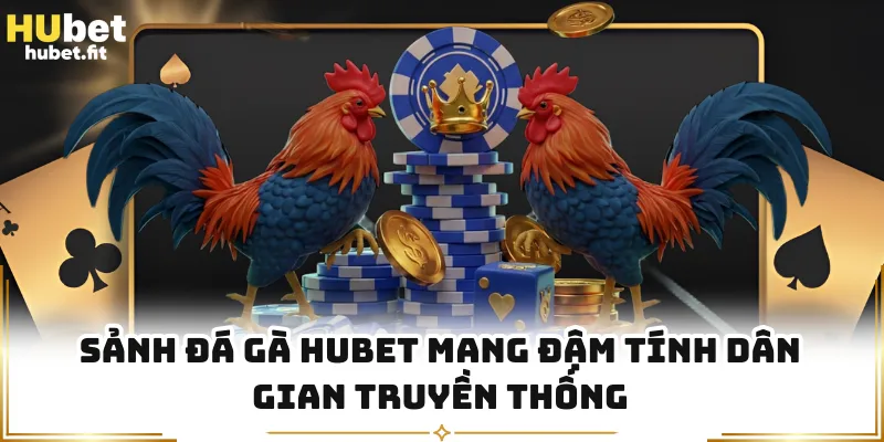 Sảnh đá gà HUBET mang đậm tính dân gian truyền thống