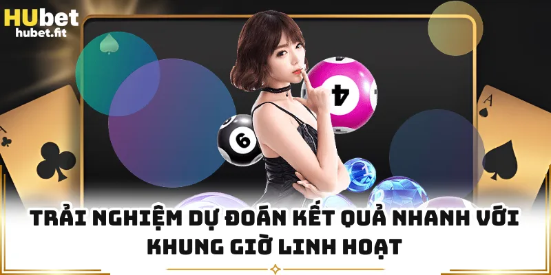 Trải nghiệm dự đoán kết quả nhanh với khung giờ linh hoạt